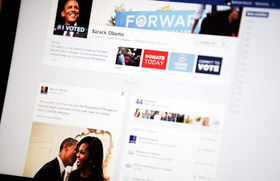Auf der Facebook-Seite von Obama wird auch vermeintlich Privates offen gelegt. 